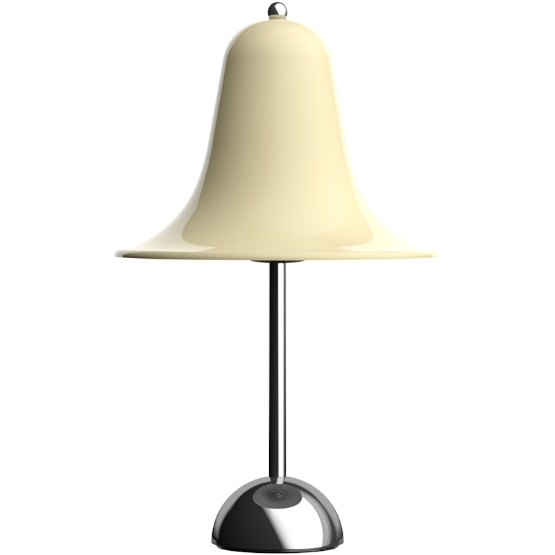 Pantop Bordlampe Ø23, Krom / Cream White