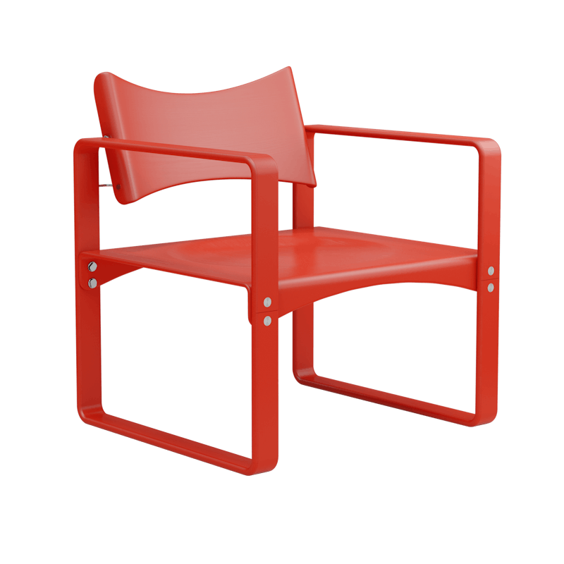 Series 270 F Lænestol, Brown Red