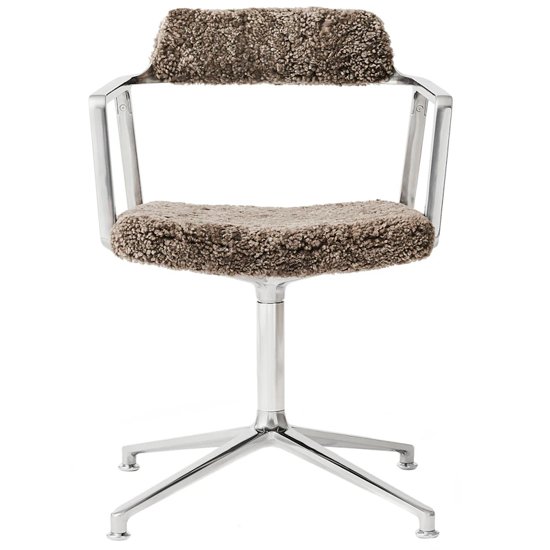 452 Drejestol, Curly Edition, Fåreskind