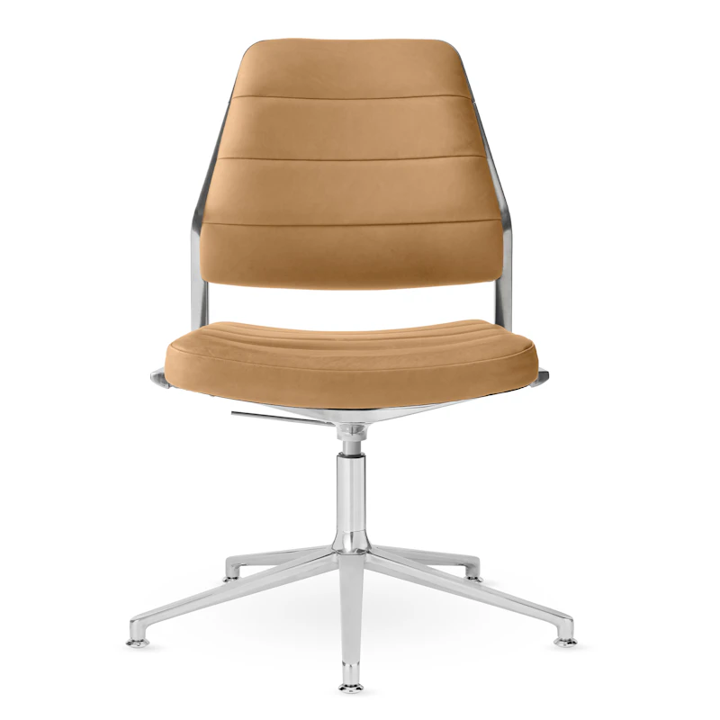454+ Drejestol, Camel Leather