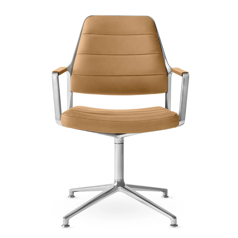 455 Drejestol, Camel Leather