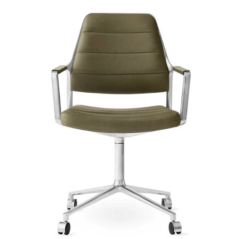 455 Drejestol Med hjul, Bosco Leather