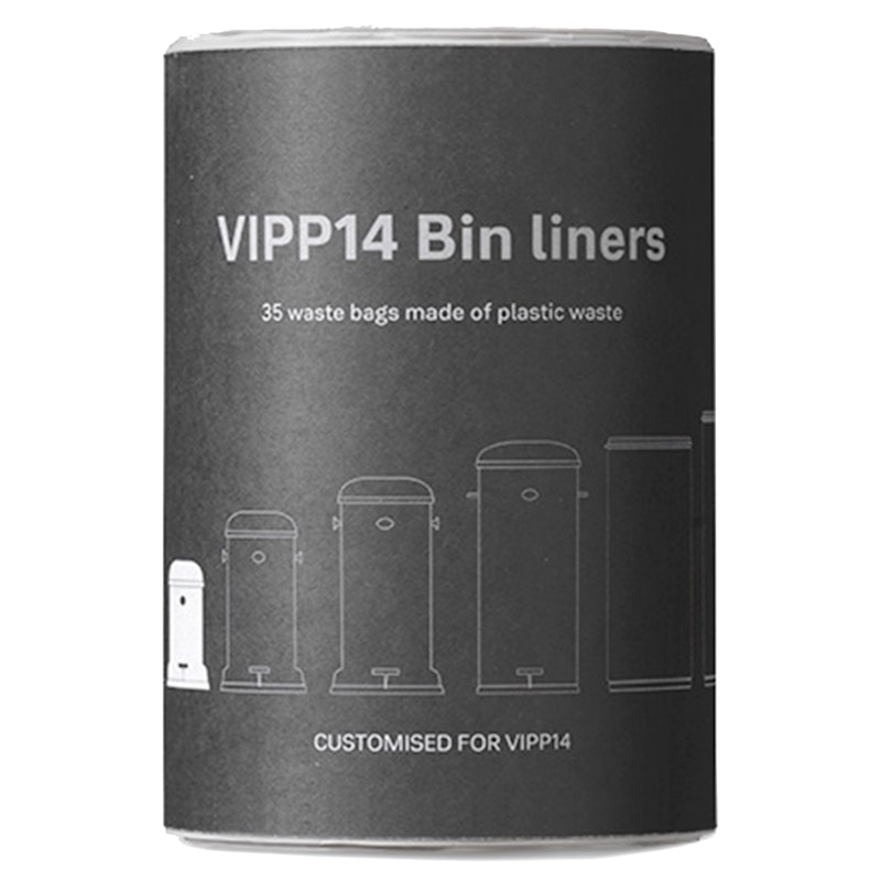 Vipp 14 Bin Liner For Pedal Bin 8-pack, 8 L