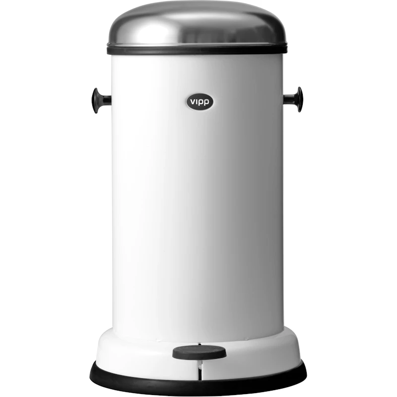 Vipp 15 Pedalspand, Hvid