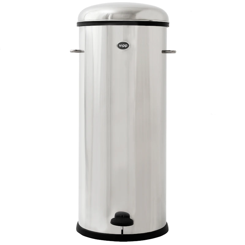 17 Pedalspand Rustfrit Stål, 30 L