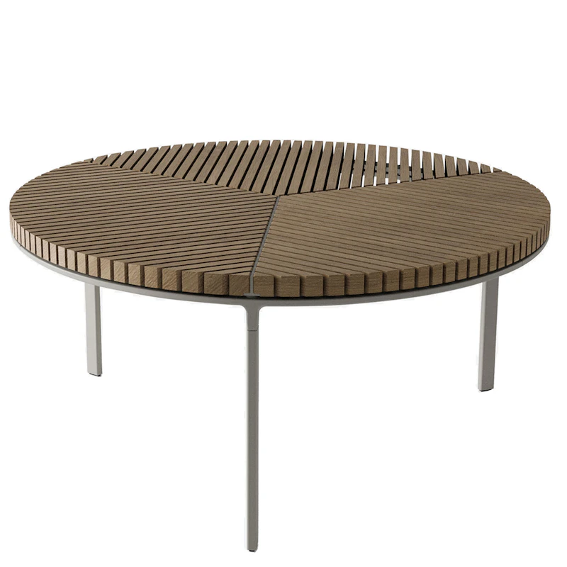 Vipp716 Open-Air Sofabord Ø90 cm, Teak
