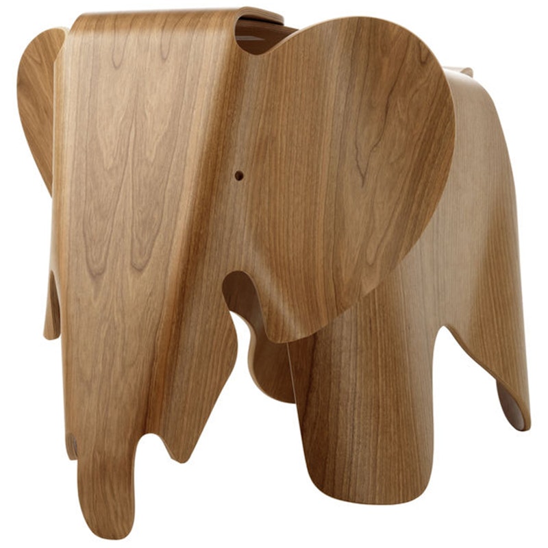 Eames Elefant Krydsfiner, Kirsebærrød