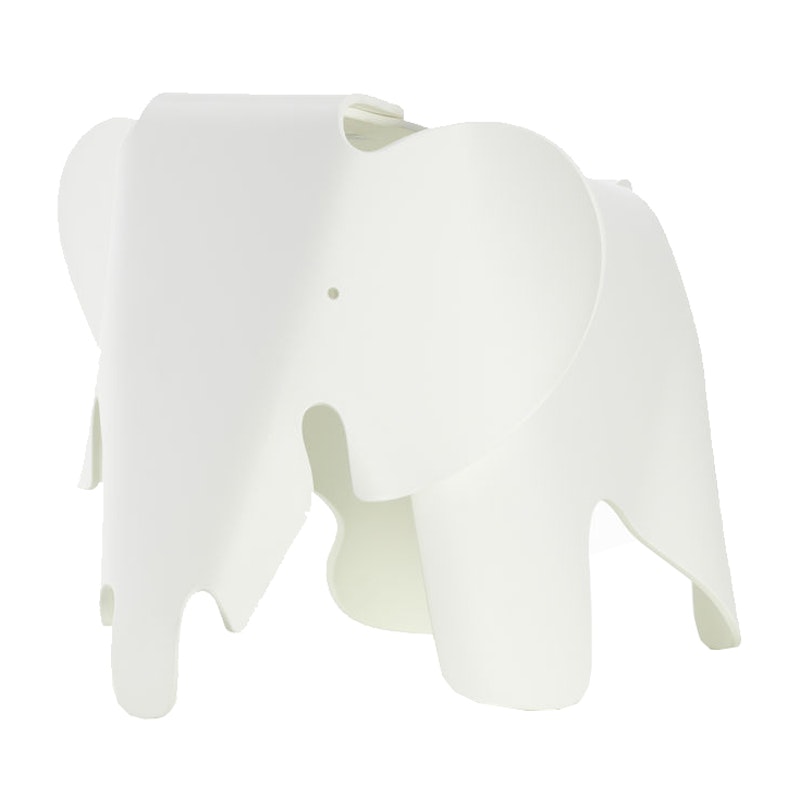 Eames Elephant Taburet, Hvid