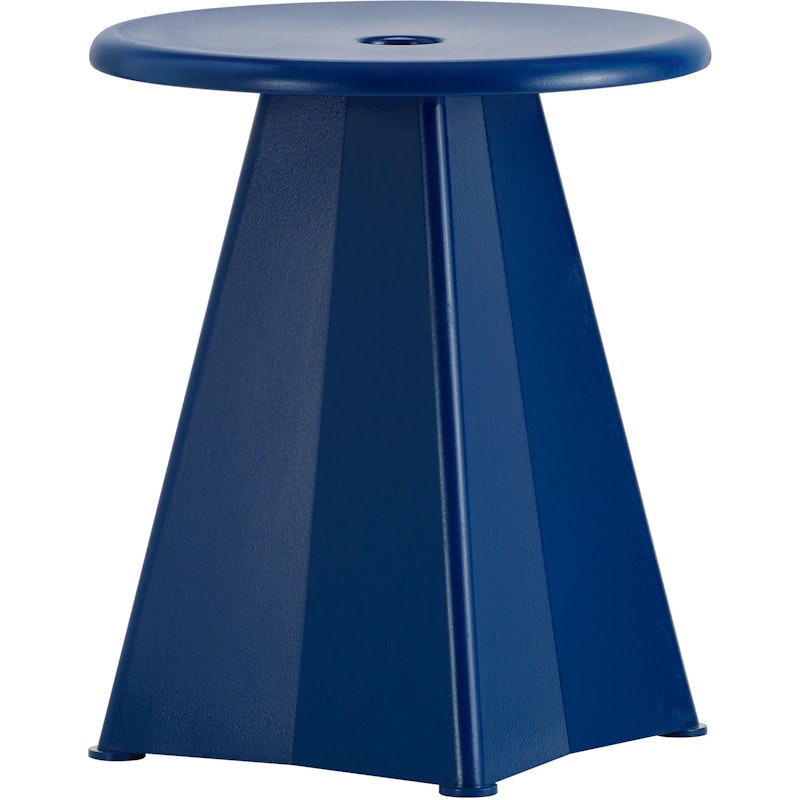 Tabouret Métallique Taburet, Prouvé Bleu Marcoule