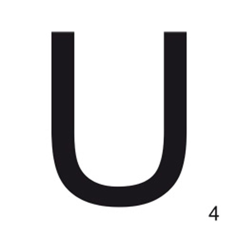 Letter U Plakat