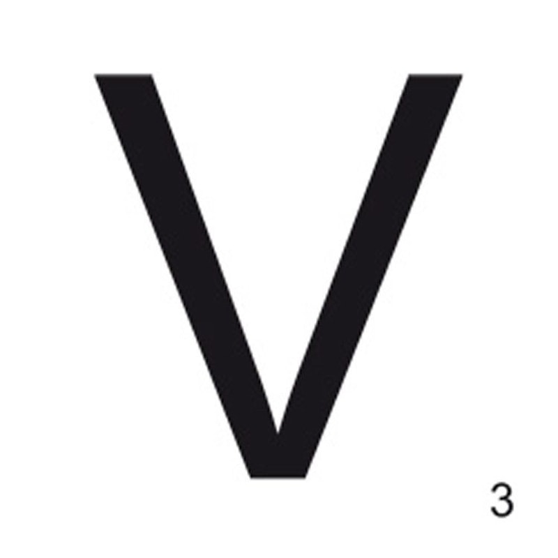 Letter V Plakat