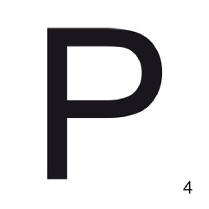 Letter P Plakat