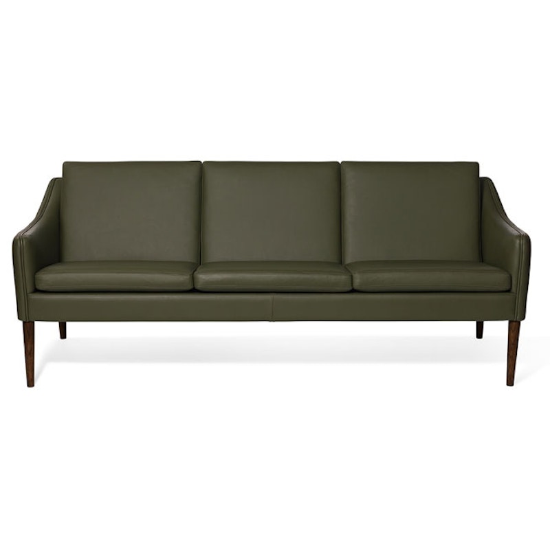 Mr. Olsen 3-Personers Sofa, Pickle Green / Røget Eg