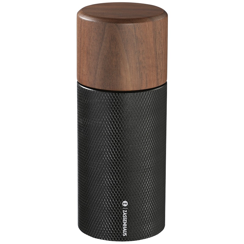 Peberkværn 13 cm, Valnød / Aluminium