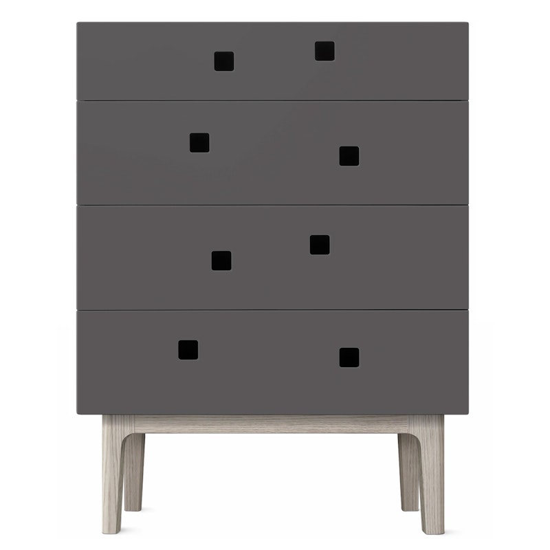 Peep B3 Bureau, Slate Gray / white oak